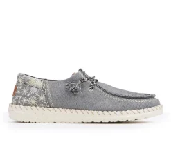 Boat Shoes & Slip-Ons>HEYDUDE Women's Wendy Funk Embroidered Floral