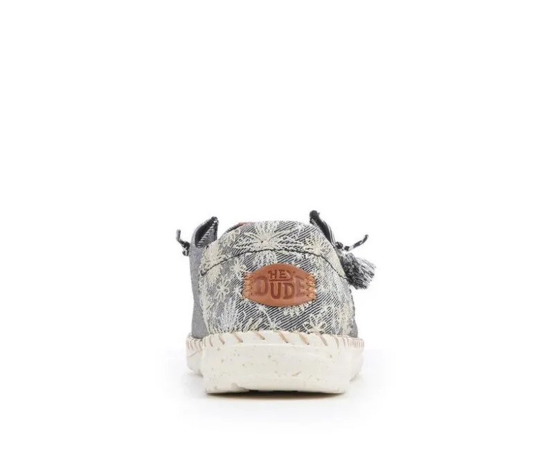 Boat Shoes & Slip-Ons>HEYDUDE Women's Wendy Funk Embroidered Floral