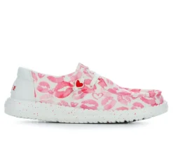 Boat Shoes & Slip-Ons>HEYDUDE Women's Wendy Kisses Casual Shoes