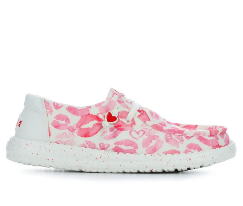 Boat Shoes & Slip-Ons>HEYDUDE Women's Wendy Kisses Casual Shoes