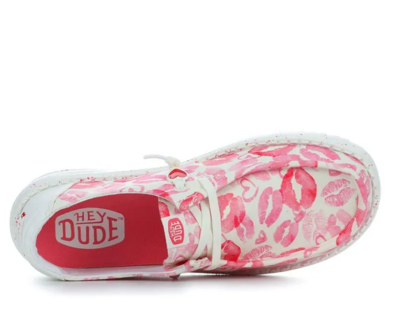 Boat Shoes & Slip-Ons>HEYDUDE Women's Wendy Kisses Casual Shoes