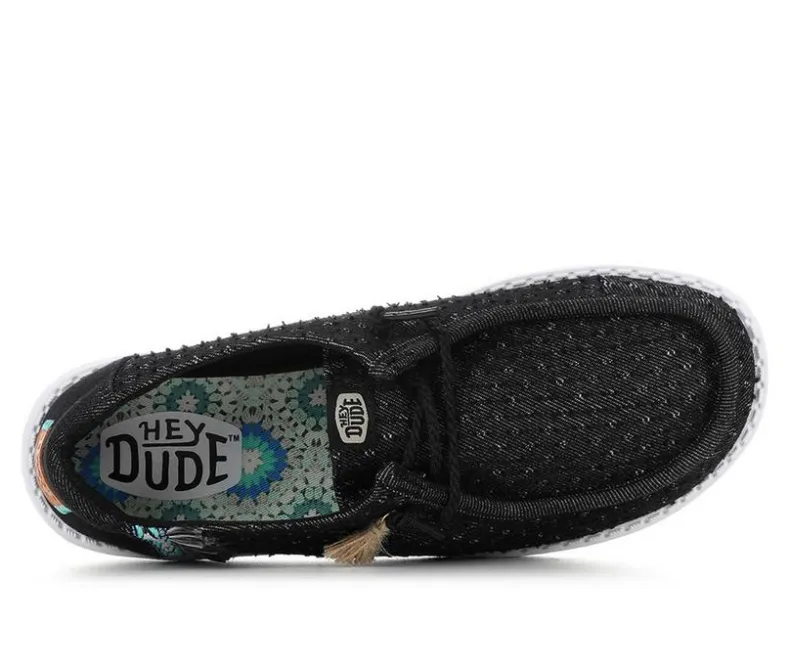 Boat Shoes & Slip-Ons>HEYDUDE Women's Wendy Perf Canvas Casual Shoes