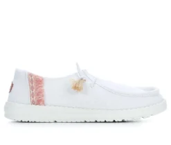 Boat Shoes & Slip-Ons>HEYDUDE Women's Wendy Perf Canvas Casual Shoes