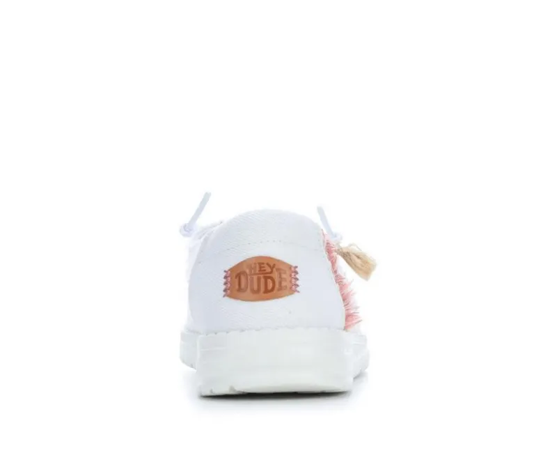 Boat Shoes & Slip-Ons>HEYDUDE Women's Wendy Perf Canvas Casual Shoes