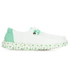 Boat Shoes & Slip-Ons>HEYDUDE Women's Wendy Shamrock Charm Casual Shoes
