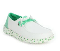 Boat Shoes & Slip-Ons>HEYDUDE Women's Wendy Shamrock Charm Casual Shoes