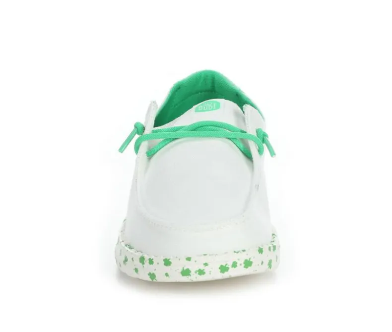 Boat Shoes & Slip-Ons>HEYDUDE Women's Wendy Shamrock Charm Casual Shoes