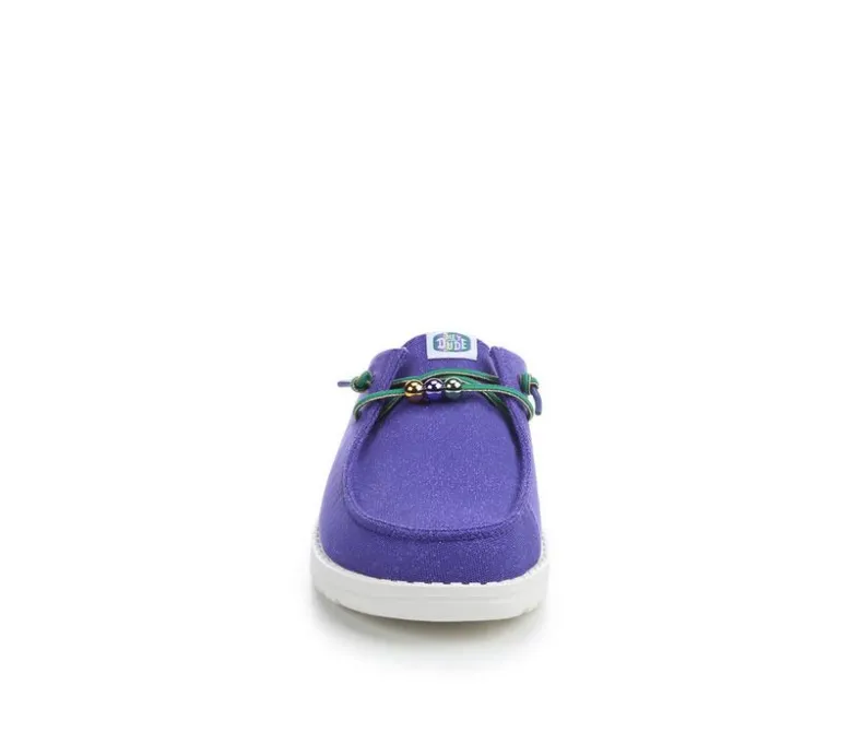 Boat Shoes & Slip-Ons>HEYDUDE Women's Wendy Slip Mardi Gras Casual Shoes