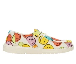 Boat Shoes & Slip-Ons>HEYDUDE Women's Wendy Smiley Casual Shoes