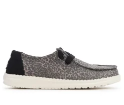 Boat Shoes & Slip-Ons>HEYDUDE Women's Wendy Sparkle Leopard