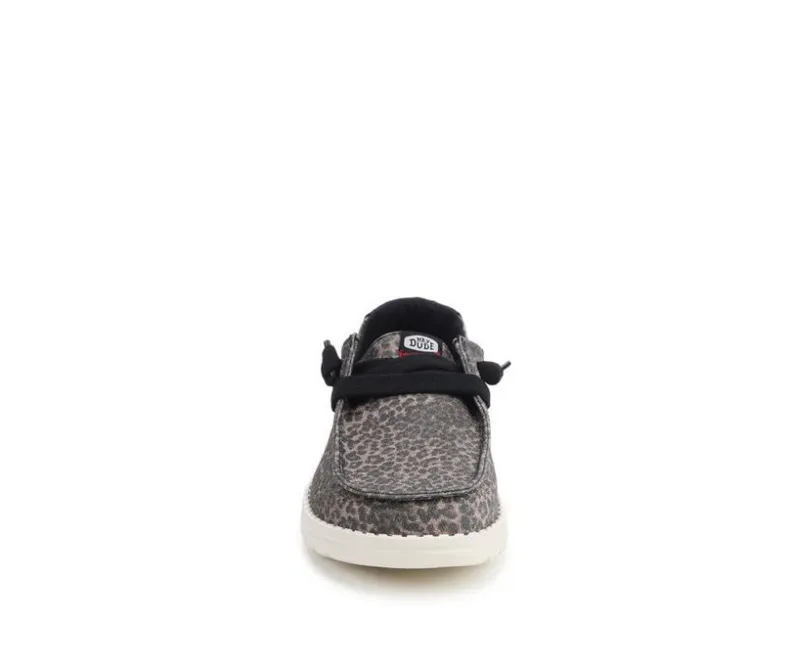Boat Shoes & Slip-Ons>HEYDUDE Women's Wendy Sparkle Leopard