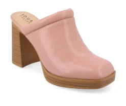 Clogs & Mules>Journee Collection Women's Izara Block Heel Platform Clogs