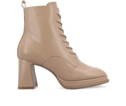 Lace Up|Dress>Journee Collection Women's Kalindi Lace Up Heeled Booties