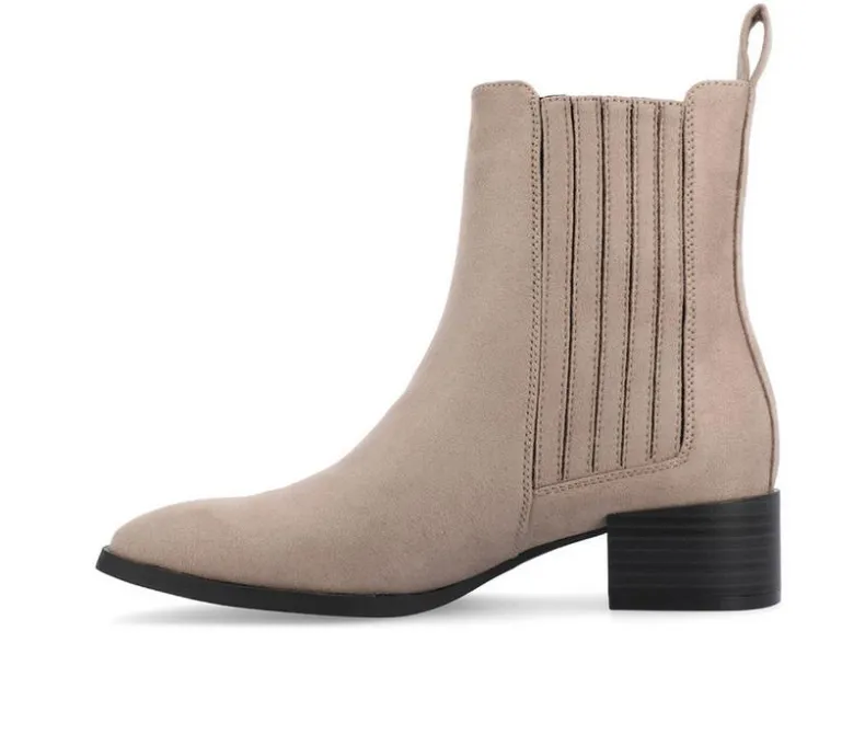 Dress>Journee Collection Women's Wrenley Block Heel Booties
