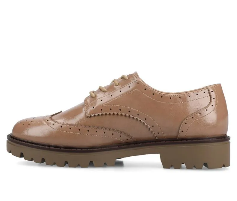 Loafers & Oxfords>Journee Collection Women's Claudiya Chunky Oxfords