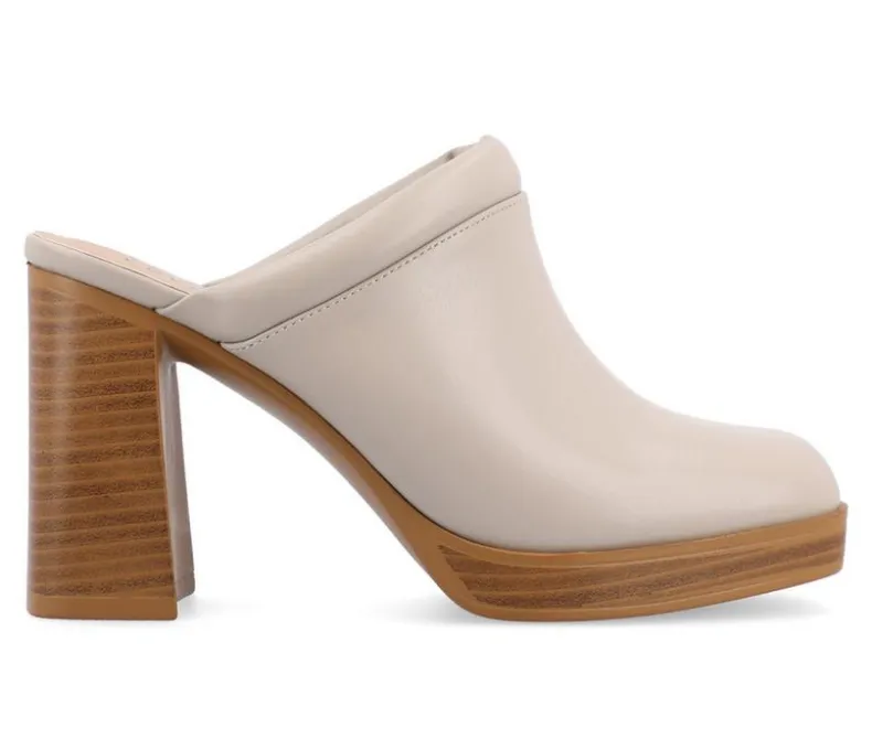 Clogs & Mules>Journee Collection Women's Izara Block Heel Platform Clogs