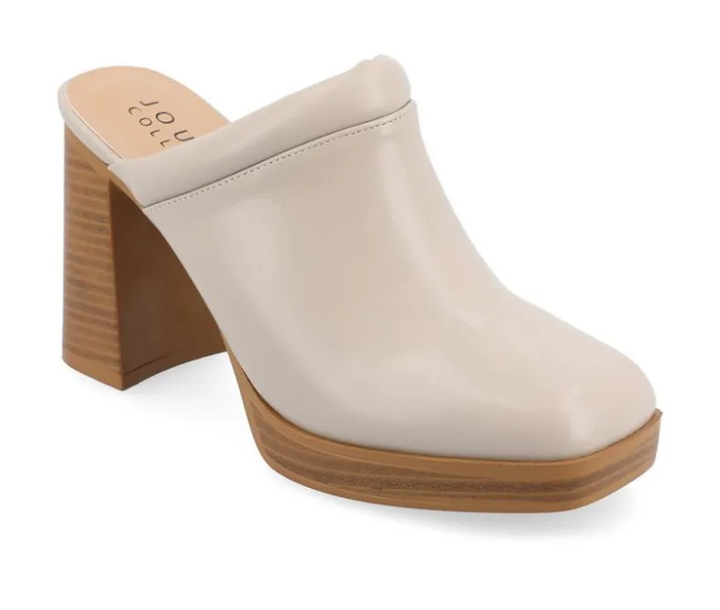 Clogs & Mules>Journee Collection Women's Izara Block Heel Platform Clogs