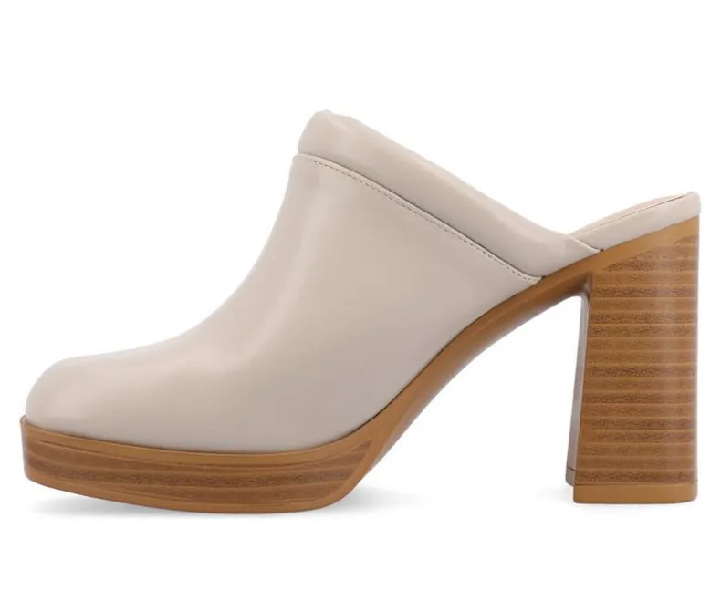 Clogs & Mules>Journee Collection Women's Izara Block Heel Platform Clogs
