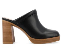 Clogs & Mules>Journee Collection Women's Izara Block Heel Platform Clogs