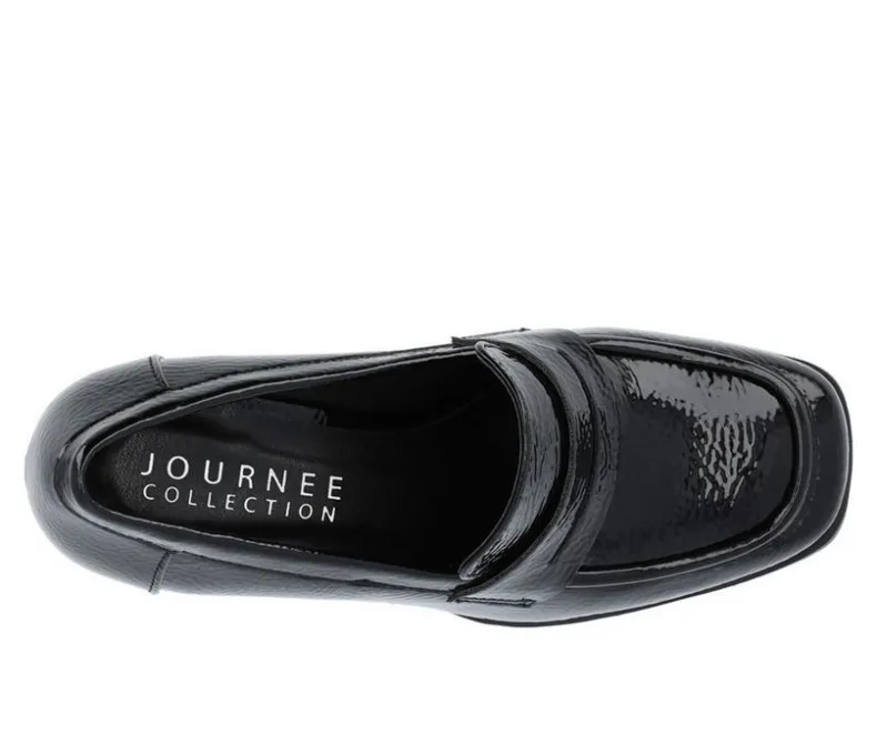 Loafers & Oxfords>Journee Collection Women's Malleah Block Heel Loafers