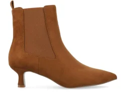 Dress>Journee Collection Women's Tenlee Heeled Booties
