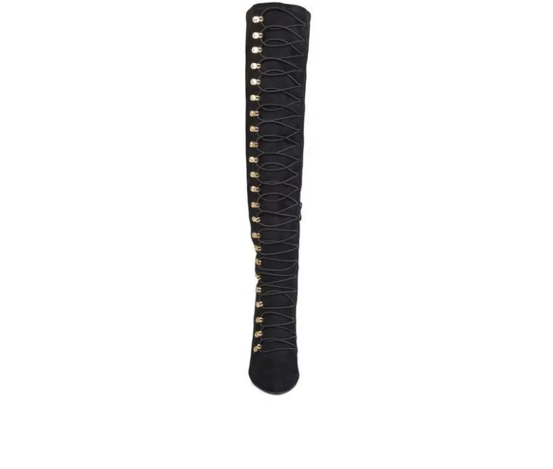 Dress>Journee Collection Women's Trill Over-The-Knee Boots