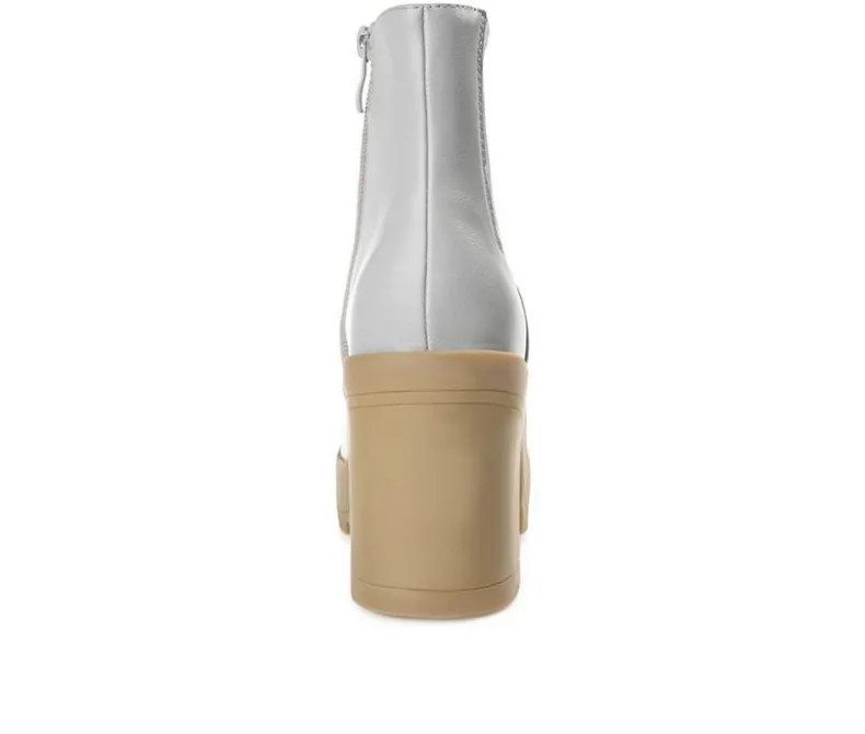 Dress>Journee Collection Women's Riplee Platform Block Heel Booties