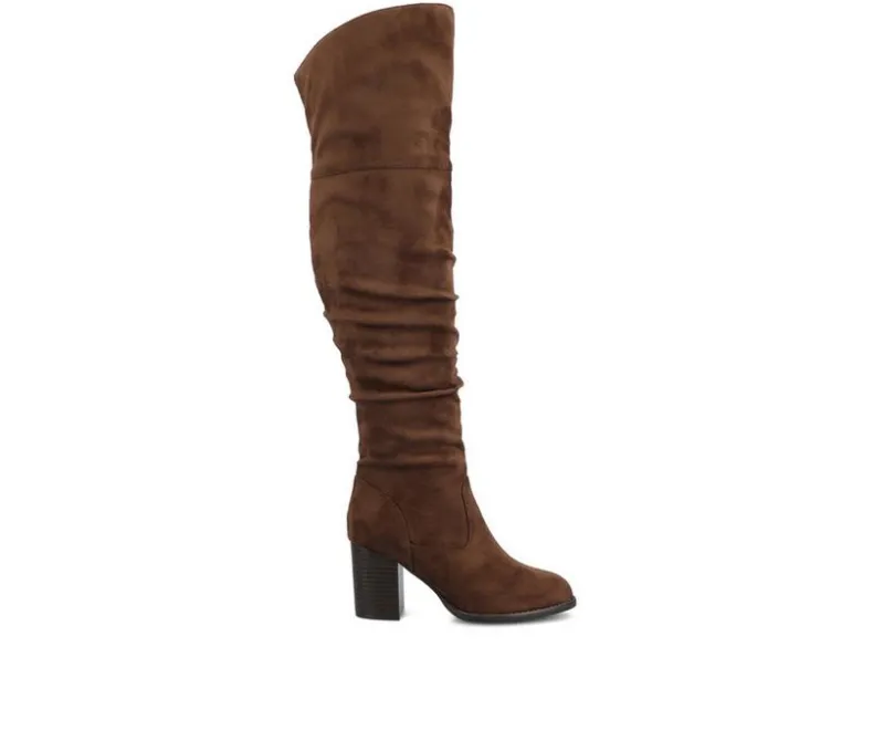 Wide Calf|Dress>Journee Collection Women's Kaison Wide Calf Over-The-Knee Boots