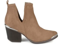 Cowboy & Western>Journee Collection Women's Issla Side Slit Booties