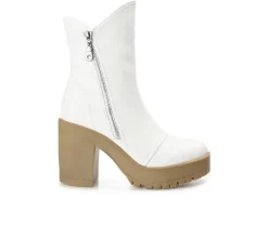 Dress>Journee Collection Women's Jaquie Block Heel Platform Booties