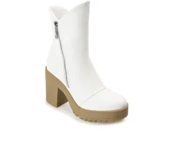 Dress>Journee Collection Women's Jaquie Block Heel Platform Booties