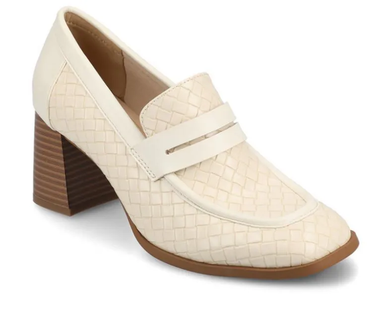 Loafers & Oxfords>Journee Collection Women's Malleah Block Heel Loafers