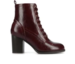 Lace Up>Journee Collection Women's Baylor Lace-Up Booties