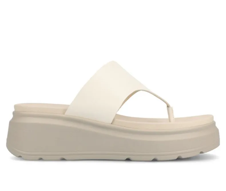 Sandals>Journee Collection Women's Carah Platform Flip-Flops