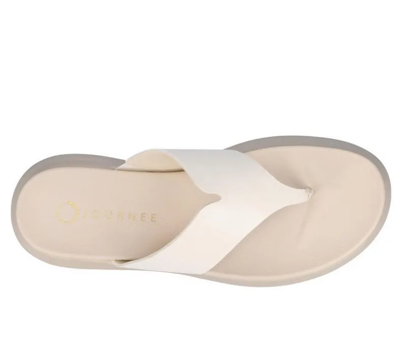 Sandals>Journee Collection Women's Carah Platform Flip-Flops