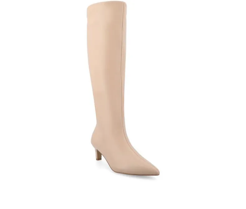 Wide Calf|Tall>Journee Collection Women's Tullip Wide Width Wide Calf Knee High Boots
