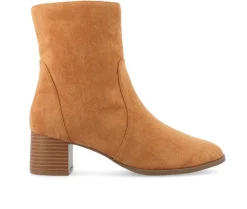 Dress>Journee Collection Women's Hayven Block Heel Booties