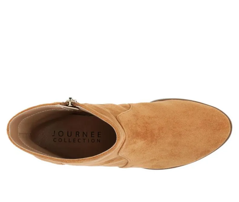 Dress>Journee Collection Women's Hayven Block Heel Booties