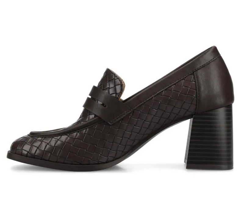 Loafers & Oxfords>Journee Collection Women's Malleah Block Heel Loafers