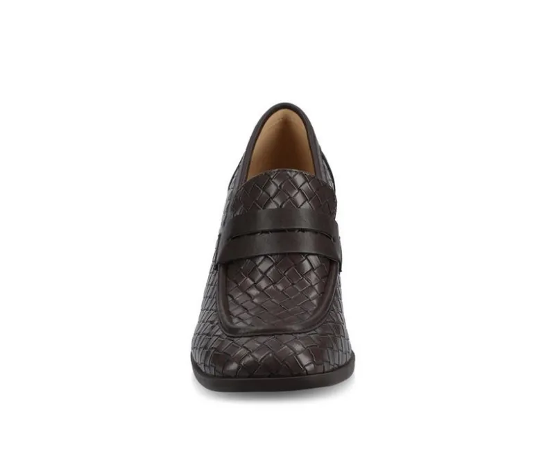 Loafers & Oxfords>Journee Collection Women's Malleah Block Heel Loafers