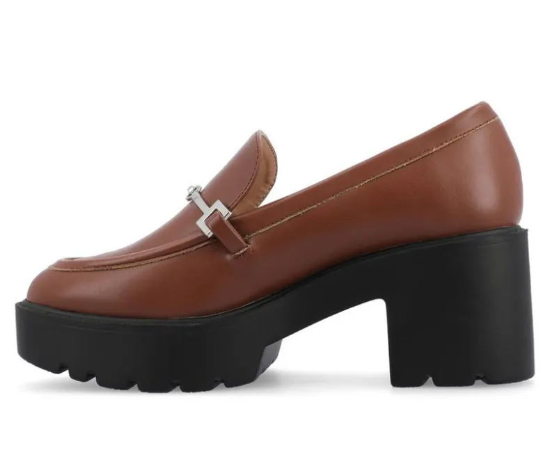 Loafers & Oxfords>Journee Collection Women's Keeziah Chunky Heeled Loafers