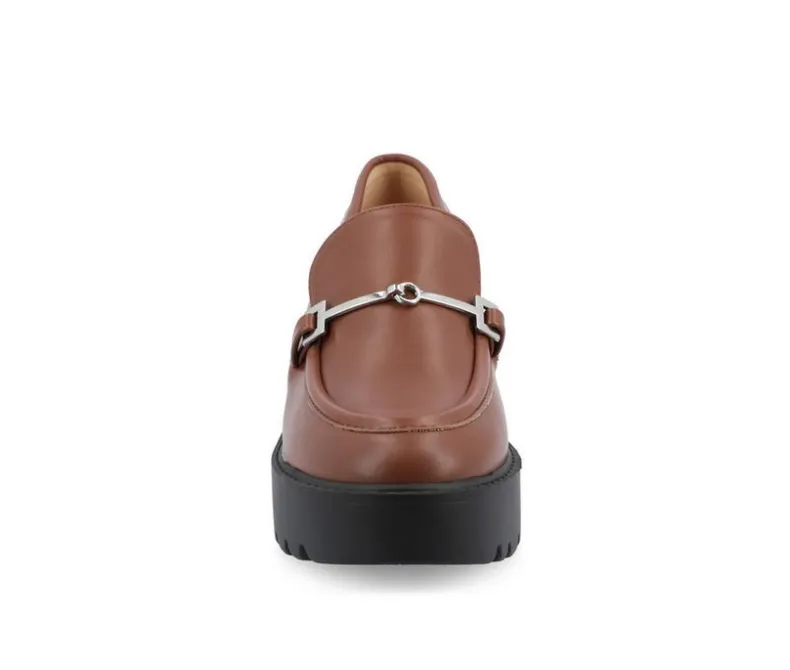 Loafers & Oxfords>Journee Collection Women's Keeziah Chunky Heeled Loafers