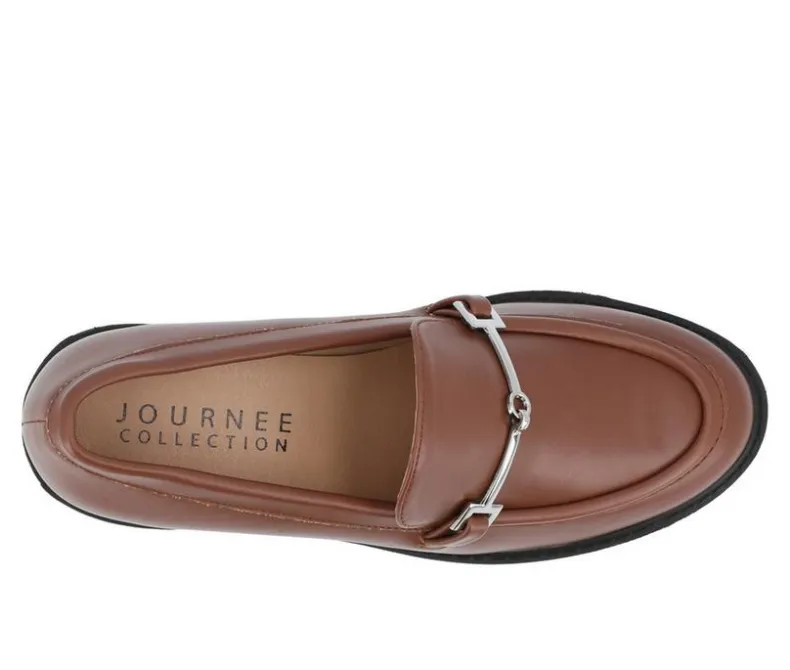 Loafers & Oxfords>Journee Collection Women's Keeziah Chunky Heeled Loafers
