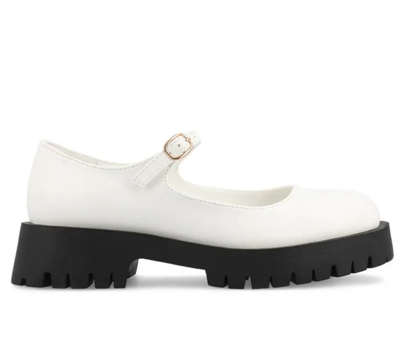 Loafers & Oxfords>Journee Collection Women's Kamie Chunky Mary Janes