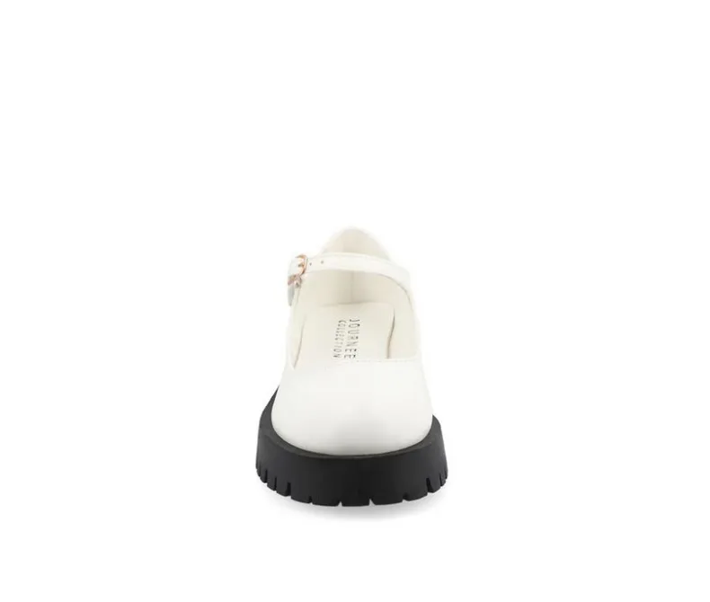 Loafers & Oxfords>Journee Collection Women's Kamie Chunky Mary Janes