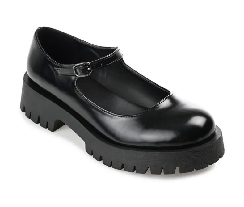 Loafers & Oxfords>Journee Collection Women's Kamie Chunky Mary Janes