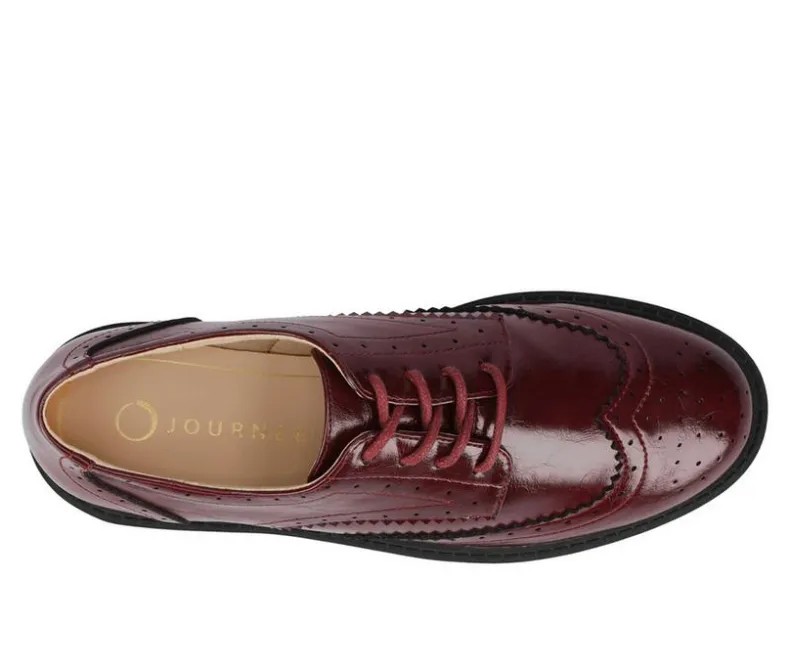 Loafers & Oxfords>Journee Collection Women's Claudiya Chunky Oxfords