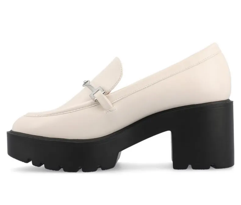 Loafers & Oxfords>Journee Collection Women's Keeziah Chunky Heeled Loafers