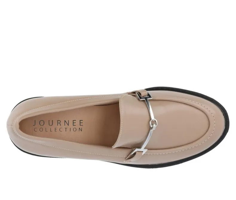 Loafers & Oxfords>Journee Collection Women's Keeziah Chunky Heeled Loafers