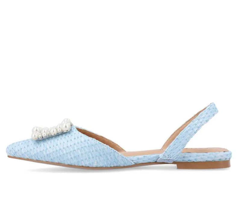 Clogs & Mules>Journee Collection Women's Hannae Slingback Mules
